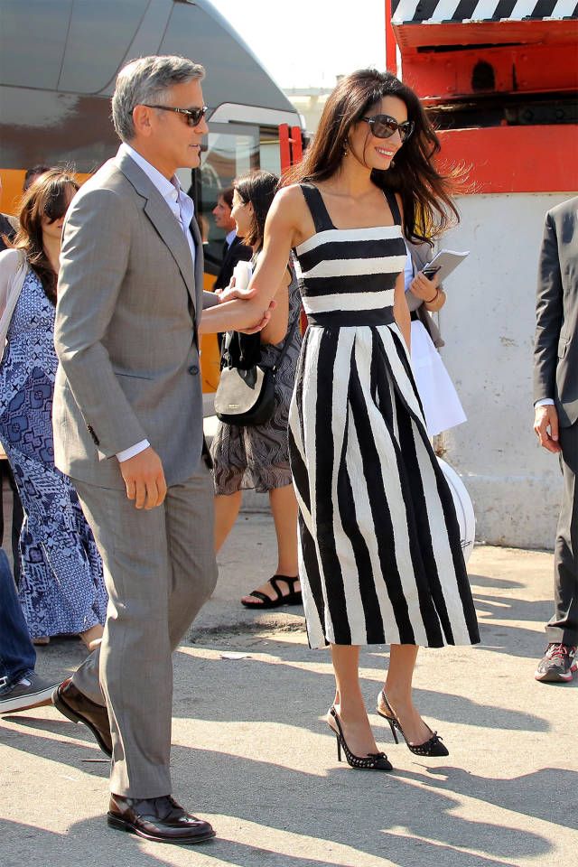 Amal Clooney Euro Summer Style