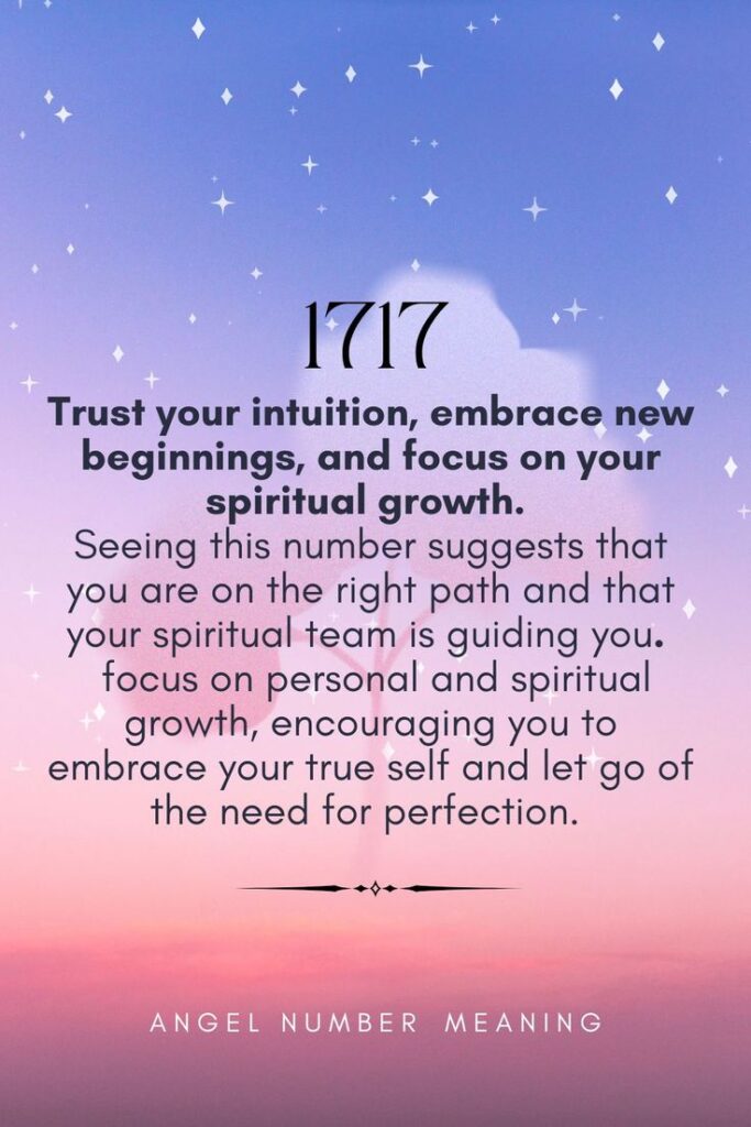 1717 Angel Number