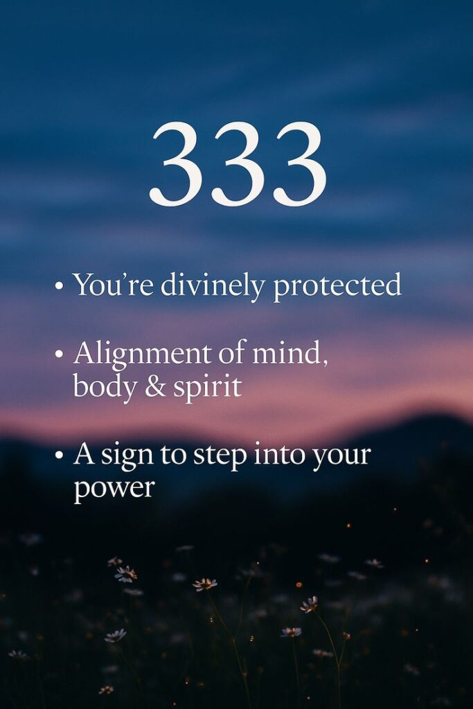 Angel number 333