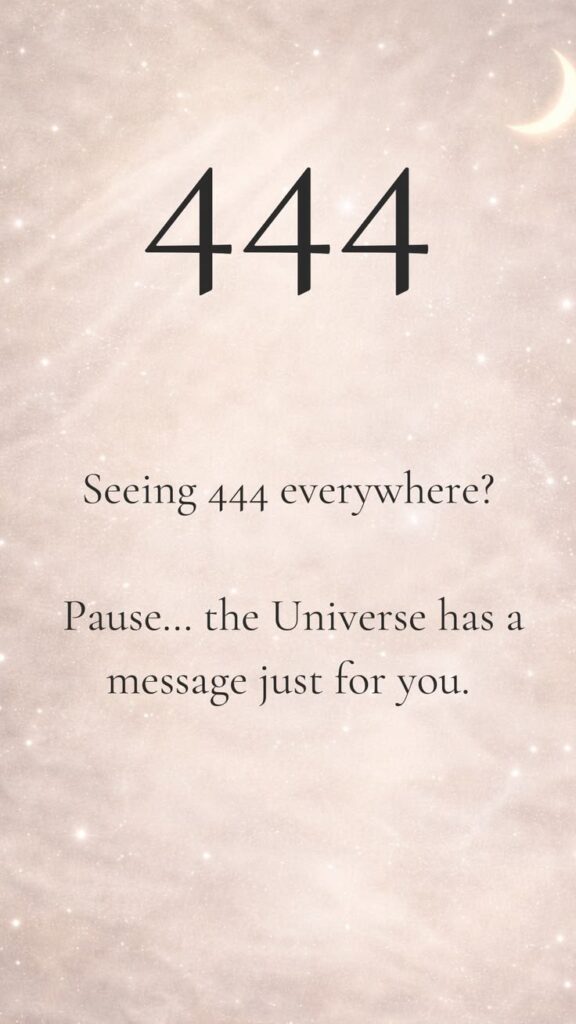 444 Angel Number Meaning