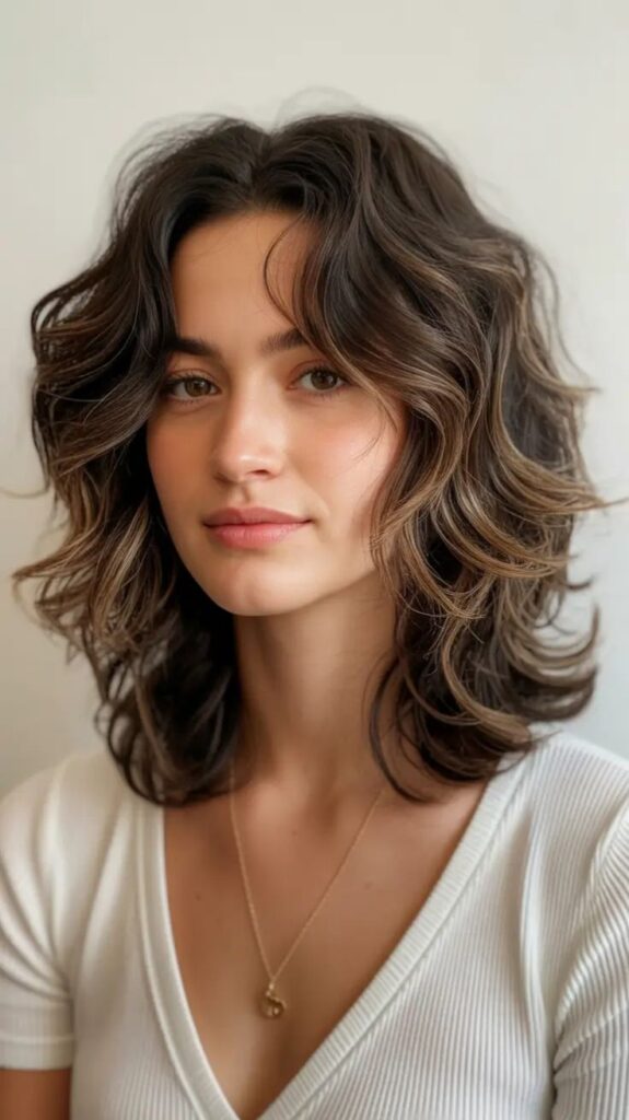 Layered Shoulder-Length Waves