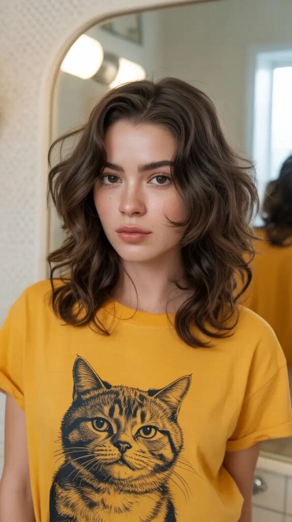 Mid-Length Wavy Layers