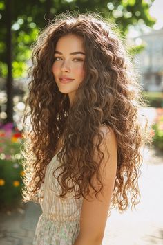 Long and Natural Wavy Style
